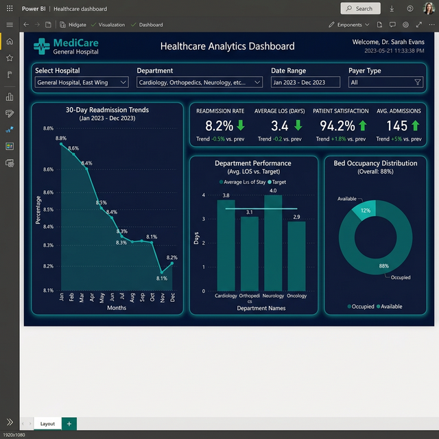 Healthcare Analytics Dashboard